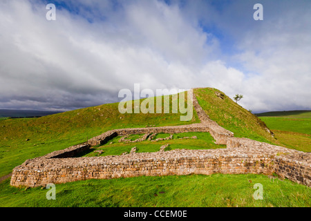 Mile castle 39, Hadrians Wall, Northumberland. Stock Photo