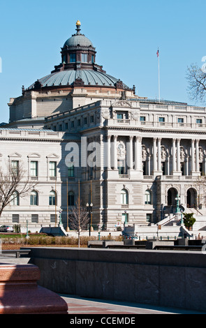 The Library of Congress, Thomas Jefferson Building located on 1st Street SE, Washington DC. Stock Photo