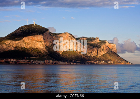 Monte San Pellegrino mountain, Palermo, Sicily, Italy, Europe Stock Photo