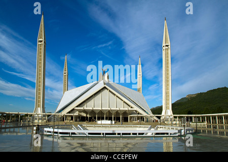 King Faisal Mosque Islamabad Pakistan Stock Photo