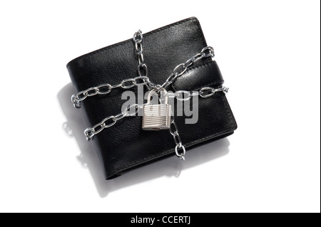 Chain Wallet with Lock and Laptop Stock Image - Image of closed, profit:  237730899