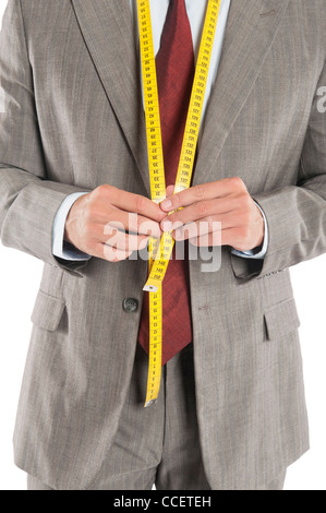 Cropped Shot Of Tailor With Measuring Tape Free Stock Photo and Image  194624566