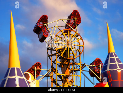 zipper at dusk Stock Photo