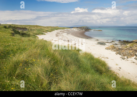 Beach at the north end of the Isle of Iona, Argyll, Scotland. Stock Photo