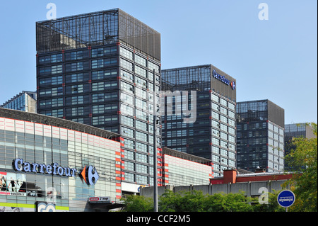 Shopping center and flats at the Euralille quarter in Lille, France Stock Photo