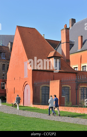 hospice Comtesse hospice Notre-Dame city cities town Lille Nord-Pas-de-Calais France Europe building buildings architecture patr Stock Photo