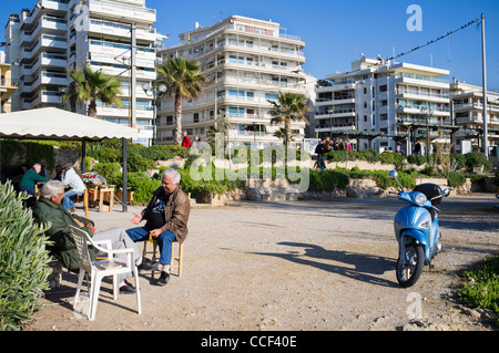 Promenade in Paleo Faliro, Athens, Greece, Europe Stock Photo