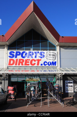 Closing down sale at Sports Direct Hylton Riverside Retail Park Sunderland north east England Stock Photo