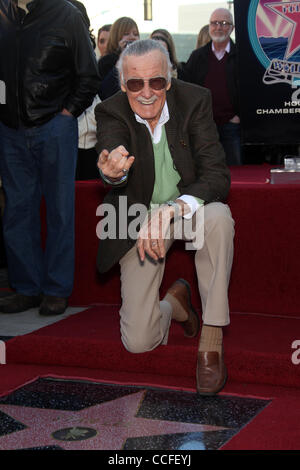 Jan. 4, 2011 - Hollywood, California, U.S. - STAN LEE receives star on the Walk of Fame. (Credit Image: © Lisa O'Connor/ZUMAPRESS.com) Stock Photo