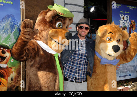 Dec. 11, 2010 - Los Angeles, California, U.S. - JUSTIN TIMBERLAKE attends the Los Angeles premiere of the animated film 'Yogi Bear' at the Mann Village Theatre. (Credit Image: © D. Long/Globe Photos/ZUMAPRESS.com) Stock Photo