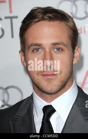 Nov 06, 2010 - Los Angeles, California, USA - Actor RYAN GOSLING  at the 'Blue Valentine' AFI Screening held at Grauman's Chinese Theater. (Credit Image: © Jeff Frank/ZUMApress.com) Stock Photo