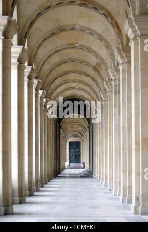 Jul 17, 2004; Paris, FRANCE; The Louvre museum in Paris. Stock Photo