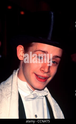 Sep 19, 2004; Oklahoma City, OK, USA; FILE PHOTO: Dec 04, 1997; New York. At the opening of 'The Diary of Ann Frank' at the Music Box Theatre. Actor MACAULEY CULKIN was arrested in Oklahoma where Police seized 17.3 grams of marijuana, eight Xanax pills and 16 round white pills identified by police a Stock Photo