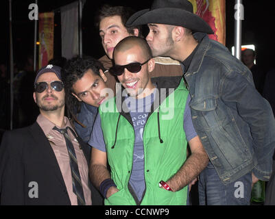 Jan 26, 2003; San Diego, CA, USA; The band KINKY at Playboy's fourth annual Superbowl party held at The House of Hospitality in Balboa Park. Stock Photo