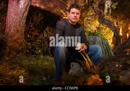 Dec 05, 2003; Los Angeles, CA, USA; Actor SEAN ASTIN, who  plays Samwise Gamgee in the trilogy, at a press junket for 'The  Lord of the Rings: The Return of the King,' the last installment of  the Tolkien saga, held in tents near the Wadsworth Theatre in  LA. Stock Photo