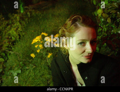 Dec 05, 2003; Los Angeles, CA, USA; Actress MIRANDA OTTO,  who plays Eowyn in the trilogy, at a press junket for 'The Lord of  the Rings: The Return of the King,' the last installment of the  Tolkien saga, held in tents near the Wadsworth Theatre in LA. Stock Photo