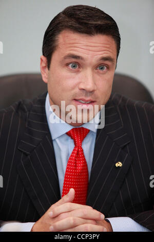 Oct 21, 2010 - Brooklyn, New York, USA - Newly elected New York House member MICHAEL GRIMM in the Bay Ridge section of Brooklyn.  Congressman-elect Grimm, 40, a Republican, will represent New York's 13th Congressional District, covering Staten Island and part of Brooklyn. (Credit Image: © Angel Chev Stock Photo