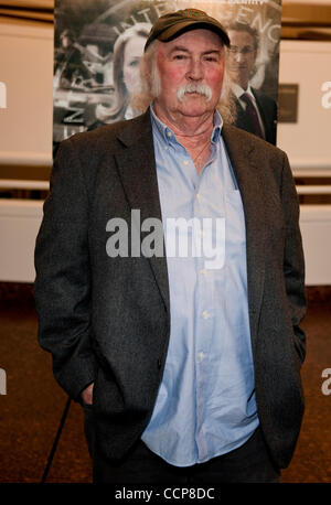 Oct. 24, 2010 - Los Angeles, CA, USA - DAVID CROSBY at the Museum of Tolerance screening of the film, 'Fair Game,' which is based on Valerie Plame's memoir, 'My Life as a Spy, My Betrayal by the White House.' Stock Photo