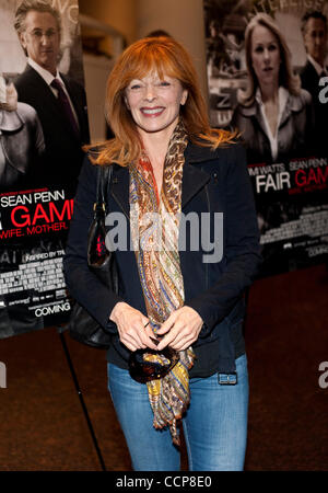 Oct. 24, 2010 - Los Angeles, CA, USA - FRANCES FISHER at the Museum of Tolerance screening of the film, 'Fair Game,' which is based on Valerie Plame's memoir, 'My Life as a Spy, My Betrayal by the White House.' Stock Photo