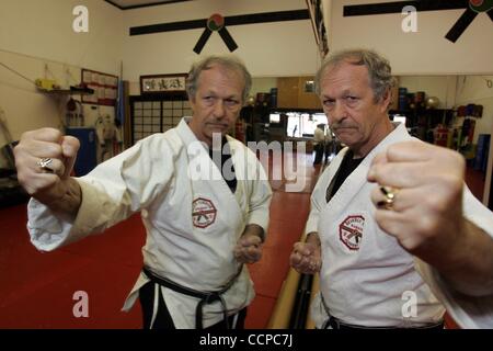 Oct 16, 2010 - Los Angeles, California, U.S. - EMIL FARKAS, founder of Beverly Hills Karate Academy. (Credit Image: © Ringo Chiu/ZUMApress.com) Stock Photo