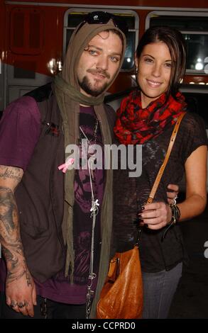 Oct. 13, 2010 - Hollywood, California, U.S. - BAM MARGERA & DATE.''JACKASS 3D'' Premiere.at Mann's Chinese Theatre, Hollywood, CA. 10-13-2010. I14962PR.(Credit Image: © Phil Roach/Globe Photos/ZUMApress.com) Stock Photo