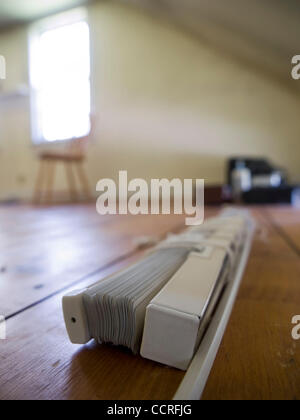 Abandoned personal property left behind in a bank-owned foreclosure in Scotland, Connecticut, United States Stock Photo