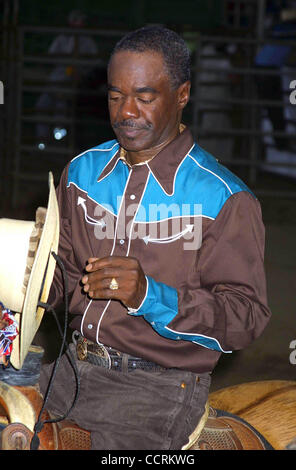 July 12, 2003 - Hollywood, California, U.S. - I7764CHW - .BILL PICKETT INVITATIONAL BLACK RODEO - .LOS ANGELES EQUESTRIAN CENTER, BURBANK, CA - .07/11/2003 - .   /   /    2003 - .GLYNN TURMAN(Credit Image: Â© Clinton Wallace/Globe Photos/ZUMAPRESS.com) Stock Photo