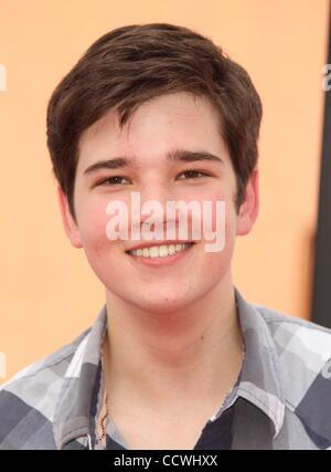 Mar 21, 2010 - Universal City, California, USA - Actor NATHAN KRESS arriving to the 'How To Train Your Dragon' Los Angeles Premiere held at the Gibson Amphitheatre. (Credit Image: Â© Lisa O'Connor/ZUMA Press) Stock Photo