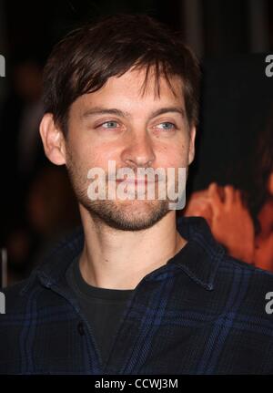 Mar 25, 2010 - Hollywood, California, USA - Actor TOBEY MAGUIRE arriving to 'The Greatest' Los Angeles Premiere held at Linwood Dunn. (Credit Image: Â© Lisa O'Connor/ZUMA Press) Stock Photo