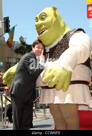 May 20, 2010 - Hollywood, California, USA - Actor MIKE MYERS as SHREK receives star on Walk of Fame. (Credit Image: © Lisa O'Connor/ZUMA Press) Stock Photo