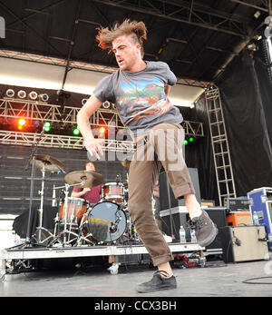 May 23, 2010 - Columbus, Ohio; USA - Musicians CIRCA SURVIVE performs live as part of the 2010 Rock on the Range Music Festival.  The Fourth Annual Festival will attract thousands of music fans to see a variety of artist on three different stages over two days at the Columbus Crew Stadium located in Stock Photo