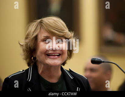 Apr 13,2010 - Washington, District of Columbia USA - US Representative for New York's 28th District, Louise Slaughter testifies at the American Advocates For The Arts House Appropriations Committee Hearing in Washington, DC.(Credit Image: © Pete Marovich/ZUMA Press) Stock Photo