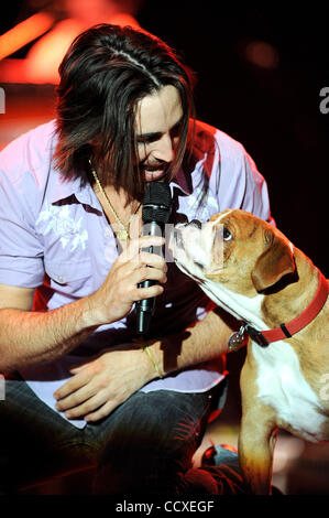 Mar 21, 2010 - Hampton, Virginia; USA - Musician JAKE OWEN performs live as part of the 2010 Winterblast that was presented by 97.3 The Eagle Radio Station at the Hampton Coliseum. Copyright 2010 Jason Moore. Stock Photo