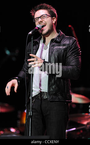 Mar 21, 2010 - Hampton, Virginia; USA - Singer DANNY GOKEY performs live as part of the 2010 Winterblast that was presented by 97.3 The Eagle Radio Station at the Hampton Coliseum. Copyright 2010 Jason Moore. Stock Photo