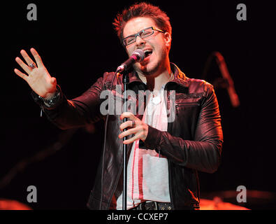 Mar 21, 2010 - Hampton, Virginia; USA - Singer DANNY GOKEY performs live as part of the 2010 Winterblast that was presented by 97.3 The Eagle Radio Station at the Hampton Coliseum. Copyright 2010 Jason Moore. Stock Photo