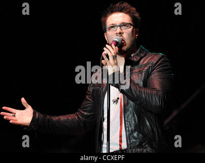 Mar 21, 2010 - Hampton, Virginia; USA - Singer DANNY GOKEY performs live as part of the 2010 Winterblast that was presented by 97.3 The Eagle Radio Station at the Hampton Coliseum. Copyright 2010 Jason Moore. Stock Photo