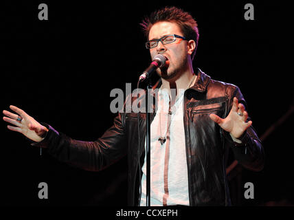 Mar 21, 2010 - Hampton, Virginia; USA - Singer DANNY GOKEY performs live as part of the 2010 Winterblast that was presented by 97.3 The Eagle Radio Station at the Hampton Coliseum. Copyright 2010 Jason Moore. Stock Photo