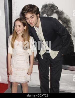 Mar 01, 2010 - New York, New York, USA - Actress RUBY JERINS and actor  ROBERT PATTINSON attend the New York premiere of 'Remember Me' held at the Paris Theatre. (Credit Image: Â© Nancy Kaszerman/ZUMA Press) Stock Photo