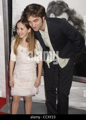 Mar 01, 2010 - New York, New York, USA - Actress RUBY JERINS and actor  ROBERT PATTINSON attend the New York premiere of 'Remember Me' held at the Paris Theatre. (Credit Image: Â© Nancy Kaszerman/ZUMA Press) Stock Photo