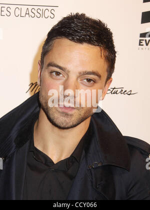 Actor DOMINIC COOPER attends the New York premiere of 'Mother and Child' held at the Paris Theater. Stock Photo