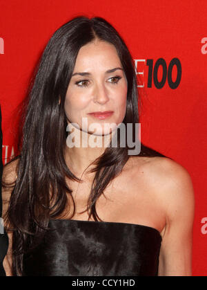 Actress DEMI MOORE attends the 2010 Time 100 Gala held at the Time