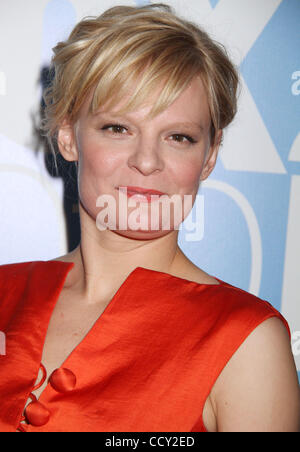 Actor MARTHA PLIMPTON attends the FOX 2010 Upfront after-party held at Wollman Rink in Central Park. Stock Photo