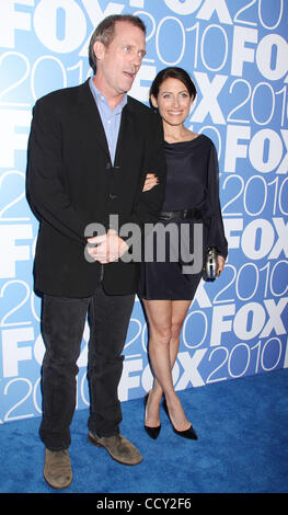 Actors HUGH LAURIE and LISA EDELSTEIN attend the FOX 2010 Upfront after-party held at Wollman Rink in Central Park. Stock Photo