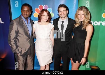 Actors BLAIR UNDERWOOD, LAURA INNES, JASON RITTER and SARAH ROEMER attend the NBC Upfront at the New York Hilton Hotel. Stock Photo