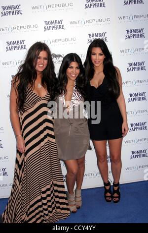 Apr. 24, 2010 - Hollywood, California, U.S. - Kourtney Kardashian Celebrates Her 29th Birthday At Wet Republic Las Vegas, Nevada 04-24-2010.Khloe Kardashian, Kourtney Kardashian and Kim Kardashian. 2010.K64664EG(Credit Image: Â© Ed Geller/Globe Photos/ZUMApress.com) Stock Photo