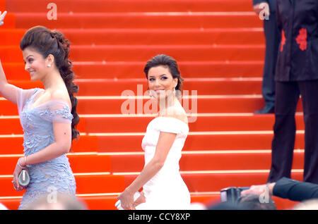 Actress Eva Longoria Parker attends the opening night Premiere of 'Robin Hood'. Stock Photo