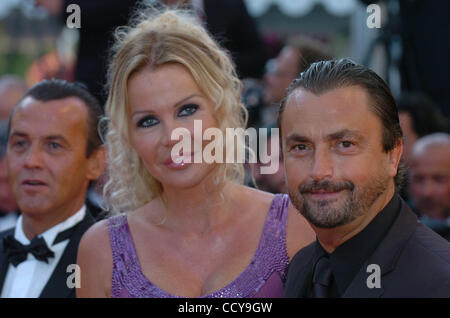 Former tennis player Henri Leconte and wife Florentine Leconte attend the premiere. Stock Photo