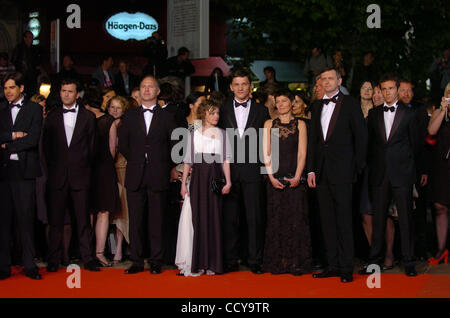 Viktor Nemets, guest, director Sergei Loznitsa, Olga Shuvalova and guest attend the... Stock Photo