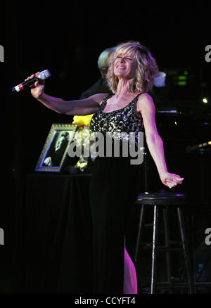 March 6, 2009 - Emporia, Virginia, USA Singer Debby Boone performing at the Greensville Performing Arts Center in Emporia, VA copyright Tina Fultz Stock Photo