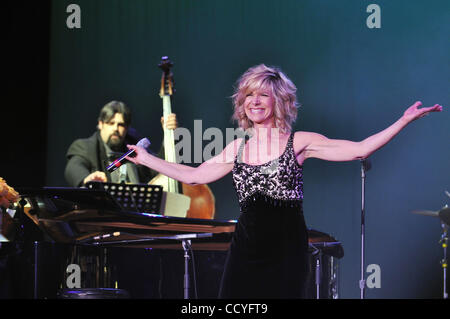 March 6, 2009 - Emporia, Virginia, USA Singer Debby Boone performing at the Greensville Performing Arts Center in Emporia, VA copyright Tina Fultz Stock Photo